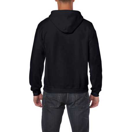 Unisex mikina(GILDAN HEAVY ADULT FULL ZIP HOODED SWEATSHIRT) > čierna > L