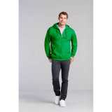 Unisex mikina(GILDAN HEAVY ADULT FULL ZIP HOODED SWEATSHIRT) > zelená (irish) > S