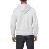 Unisex mikina(GILDAN HEAVY ADULT FULL ZIP HOODED SWEATSHIRT) > šedá (ash) > M