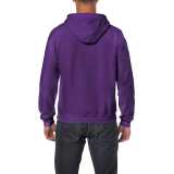 Unisex mikina(GILDAN HEAVY ADULT FULL ZIP HOODED SWEATSHIRT) > fialová > 3XL