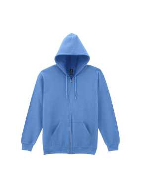 Unisex mikina(GILDAN HEAVY ADULT FULL ZIP HOODED SWEATSHIRT) > modrá (carolina) > 3XL
