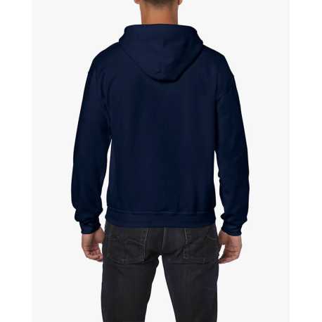 Unisex mikina(GILDAN HEAVY ADULT FULL ZIP HOODED SWEATSHIRT) > modrá (navy) > S