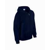 Unisex mikina(GILDAN HEAVY ADULT FULL ZIP HOODED SWEATSHIRT) > modrá (navy) > S