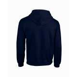 Unisex mikina(GILDAN HEAVY ADULT FULL ZIP HOODED SWEATSHIRT) > modrá (navy) > S