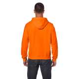 Unisex mikina(GILDAN HEAVY ADULT FULL ZIP HOODED SWEATSHIRT) > oranžová (safety) > 2XL