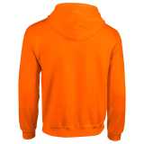 Unisex mikina(GILDAN HEAVY ADULT FULL ZIP HOODED SWEATSHIRT) > oranžová (safety) > 2XL