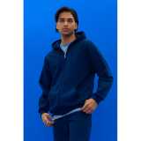 Unisex mikina(GILDAN HEAVY ADULT FULL ZIP HOODED SWEATSHIRT) > čierna > L