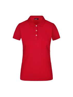 Dámska polokošeľa (JN Ladies' Elastic Piqué Polo) > červená > S