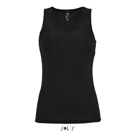 Dámske tielko (SOL'S SPORTY TT WOMEN - SPORTS TANK TOP) > čierna > XS