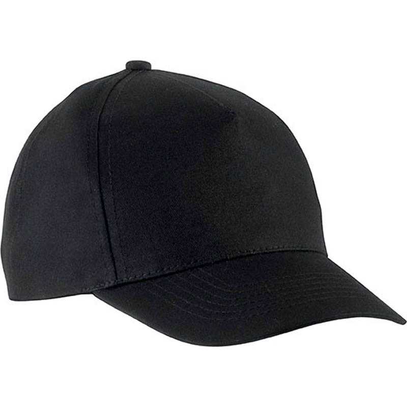 5 panelová šiltovka (K-UP KIDS' COTTON CAP - 5 PANELS) > čierna