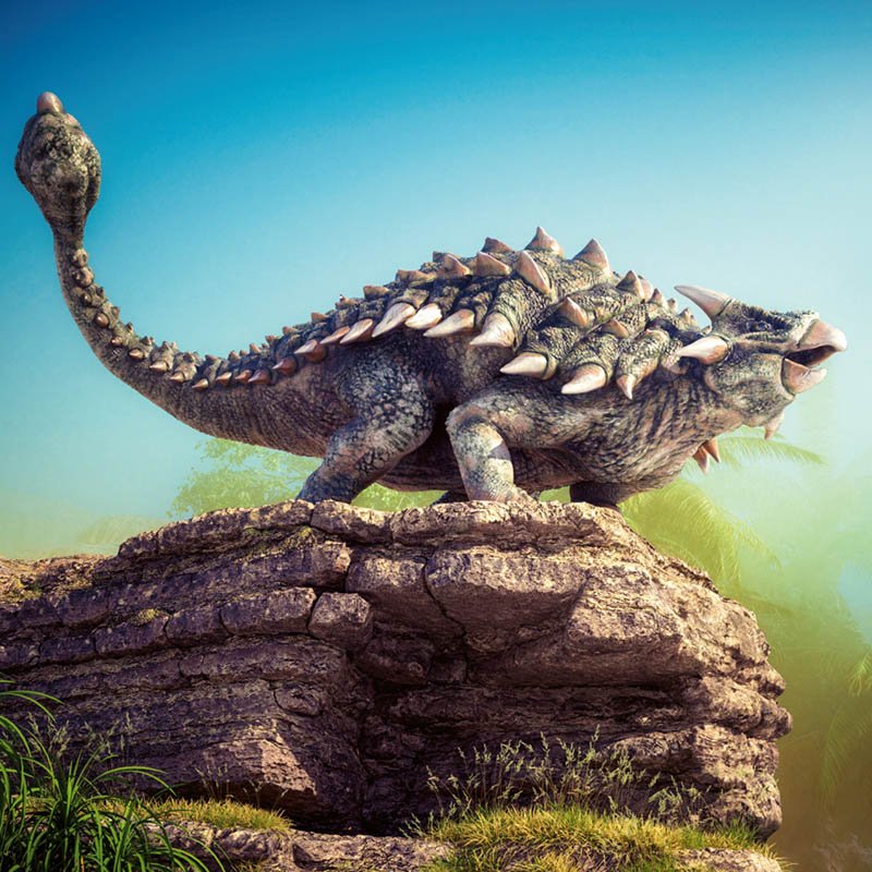 Nástenný kalendár (Dinosaury 2026) - 30 x 30 x 1 cm