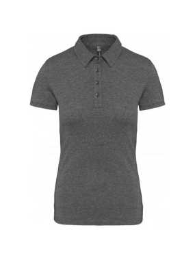 Dámska polokošeľa (Kariban LADIES' SHORT SLEEVE JERSEY POLO SHIRT) > šedá (heather) > S