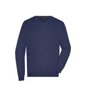 Pánsky sveter (JN Men's V-Neck Pullover) > modrá (navy) > XL