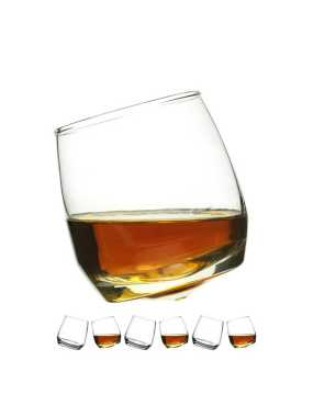 Pohár na whiskey 6ks (SAGAFORM) > transparentná