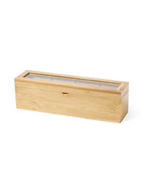 Bambusová krabička na čaj > viacfarebná