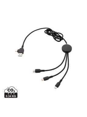 Light up kábel 6 v 1 > čierna