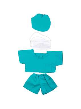 Oblečenie pre plyšové hračky (MBW Doctor dress) > tyrkysová > S