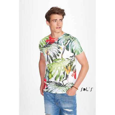 Pánske tričko(SOL'S MAGMA MEN SUBLIMATION T-SHIRT) > biela > XL
