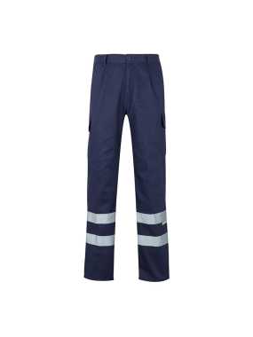 Pánske nohavice (VELILLA HV TROUSERS) > modrá (marine) > 3XL