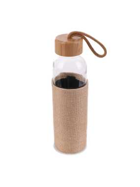 Sklenená fľaša > béžová