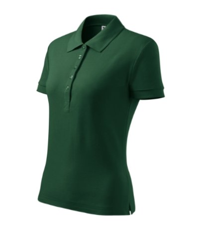Dámska polokošeľa (MALFINI Cotton Heavy) > zelená (dark) > XS