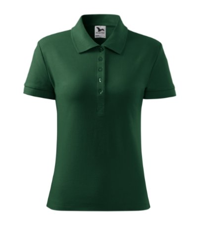 Dámska polokošeľa (MALFINI Cotton Heavy) > zelená (dark) > XS