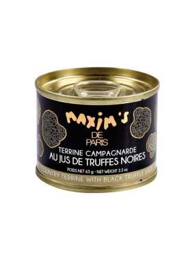 Country terrine with truffle juice - Tin 65 g Maxim’s
