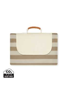 Veľká pikniková deka VINGA Alba z GRS RPET > hnedá