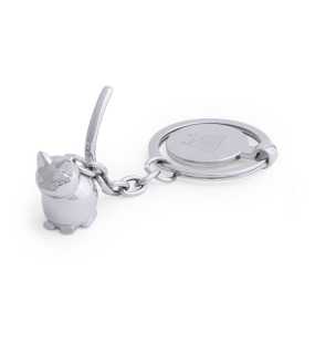 Prívesok na kľúče so žetónom, pes > mačka