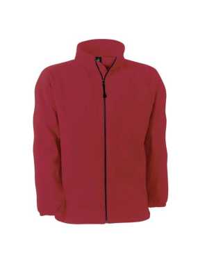 Unisex fleece bunda (B&C WINDPROTEK) > červená > 3XL