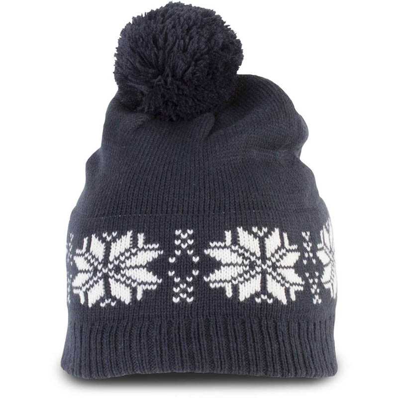 Zimná čiapka (K-UP FAIR ISLE KNIT BEANIE X-MAS) > modrá (night navy)