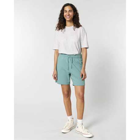 Unisex krátke nohavice (STANLEY/STELLA Trainer 2.0) > zelená (teal monstera) > L