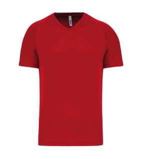 Pánske tričko (PROACT MEN’S V-NECK SHORT SLEEVE SPORTS T-SHIRT) > červená > L