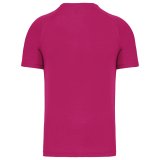 Pánske tričko (PROACT MEN’S V-NECK SHORT SLEEVE SPORTS T-SHIRT)>ružová (fuchsia)>XL