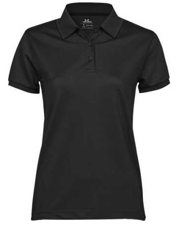 Dámska polokošela (Tee Jays Womens Club Polo) > čierna > 2XL