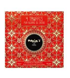 Cardbox 4 French truffles, pure cocoa butter 34 g Maxim’s