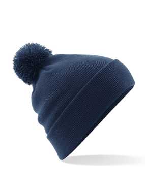 Unisex čiapka (Beechfield Original Pom Pom Beanie) > modrá (french navy)