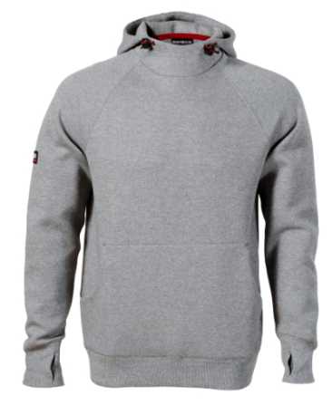 Pánska mikina (RIMECK Vertex Hoodie) > sivá (tmavý melír) > M