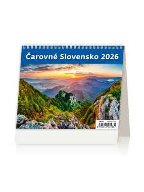 Stolový kalendár (Čarovné Slovensko 2026) - 17,1 x 16,4 cm
