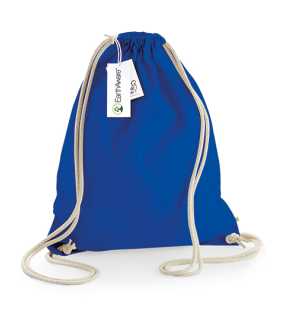 Vak so šnúrkami (WM EarthAware Organic Gymsac) > modrá (bright royal)
