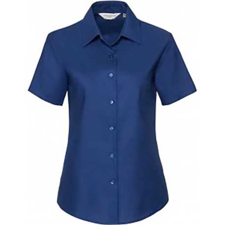 Dámska košeľa (RUSSELL SSL OXFORD SHIRT/W) > modrá(bright royal) > XS