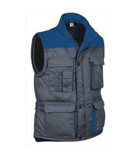 Unisex vesta (THUNDER) > šedá (cement) / modrá (royal) > XL