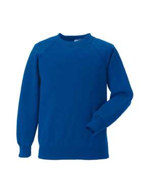 Detská mikina(Children's Classic RUSSELL) > modrá (bright royal) > 1/2