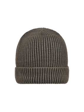 Čiapka(MB RIBBED BEANIE) > zelená (dark olive)/šedá (anthracite)