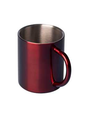 Hrnček z nerez ocele 240 ml > červená