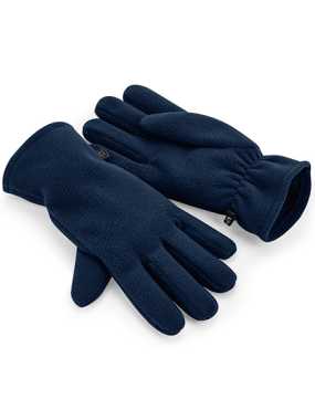 Unisex rukavice (Beechfield Recycled Fleece Gloves) > modrá (french navy) > S/M