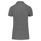 Dámska polokošeľa (KARIBAN LADIES' ORGANIC 180 PIQUÉ POLO SHIRT) > šedá (heather) > L
