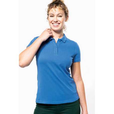 Dámska polokošeľa (KARIBAN LADIES' ORGANIC 180 PIQUÉ POLO SHIRT) > šedá (heather) > L