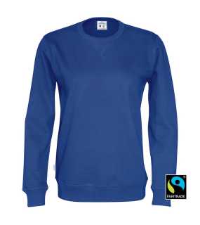 Unisex mikina (COTTOVER CREW NECK) > modrá (royal) > L