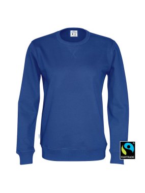 Unisex mikina (COTTOVER CREW NECK) > modrá (royal) > L
